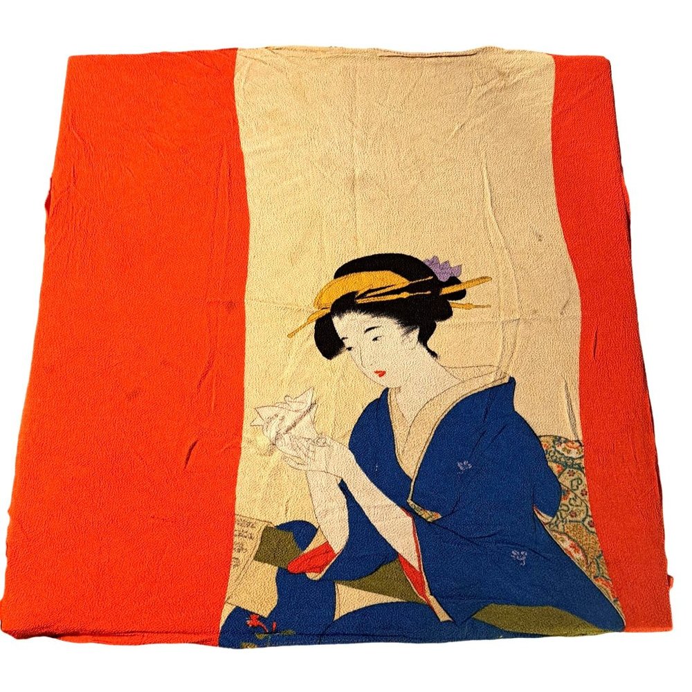 Vintage Oriental Textile Print